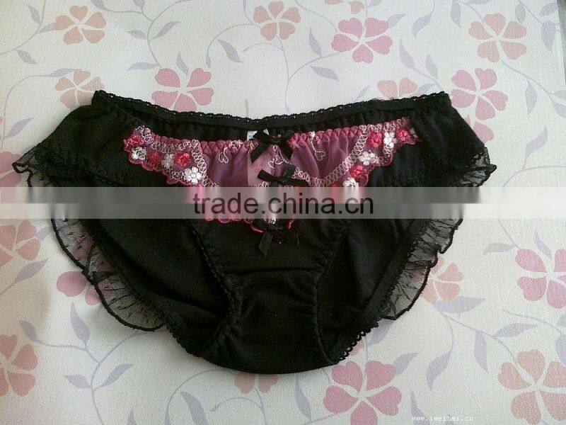 Hot transparent thong lace women underwear