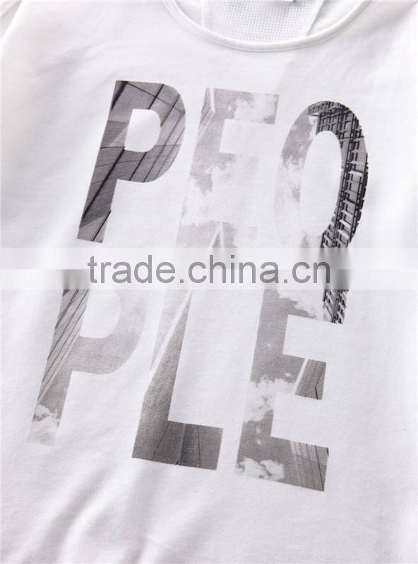 Customized 100% Cotton Fleece pullover Sweatshirts print 1/2 sleeve crewneck pullover t shirt