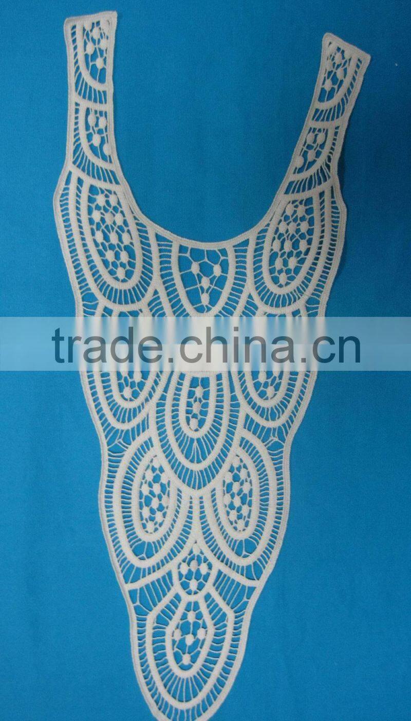 claaical crochet cotton back lace for lady's dress