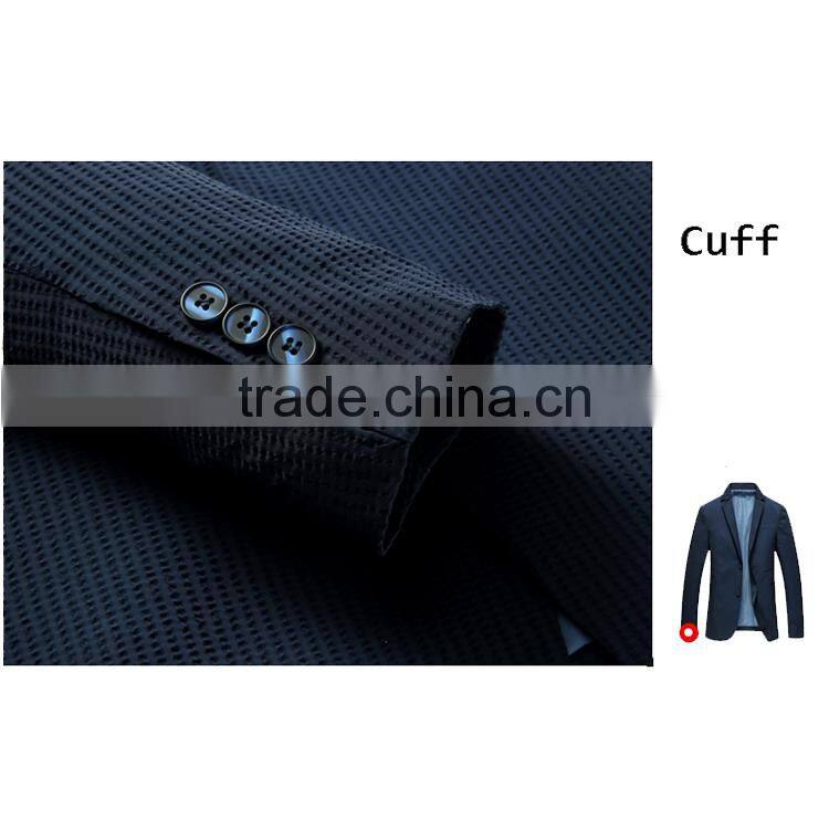 OEM Deepblue Men's Fashion Slim Fit Business Casual Suit Jacket Blazer