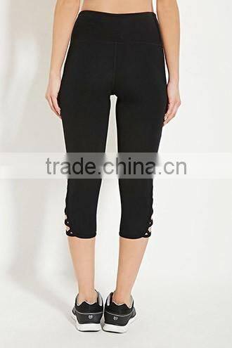 2017 Hot Sale Women Clothing Custom Fashion Blank Cropped Skinny Leggings
