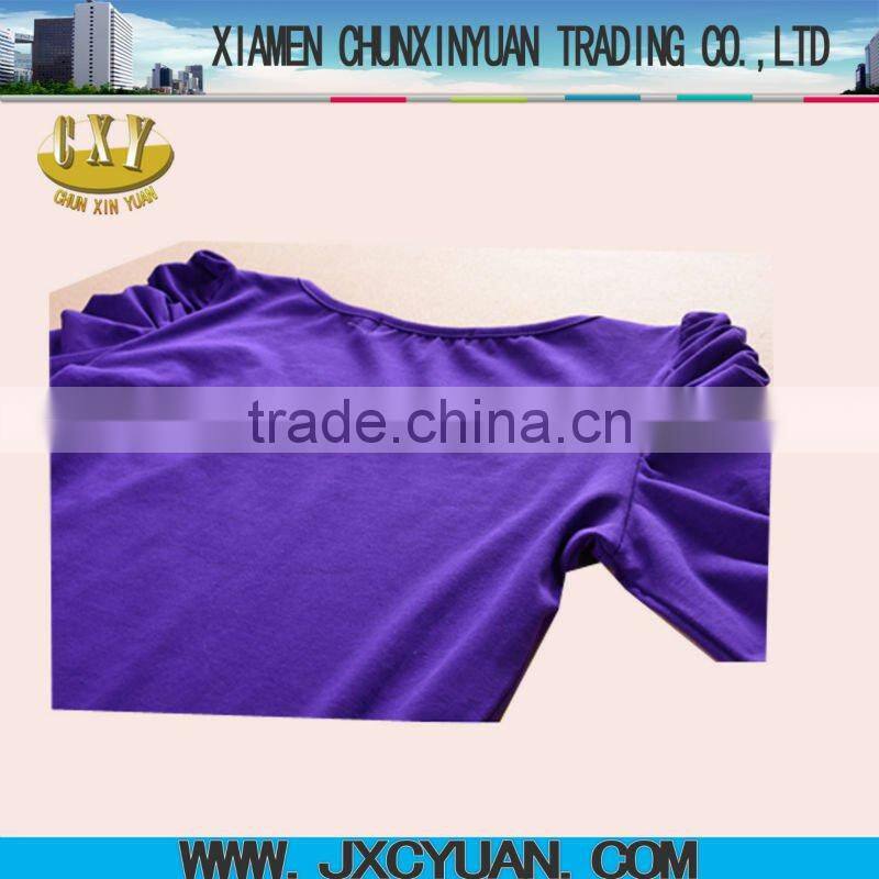 pure white blank white long sleeve t shirt for women