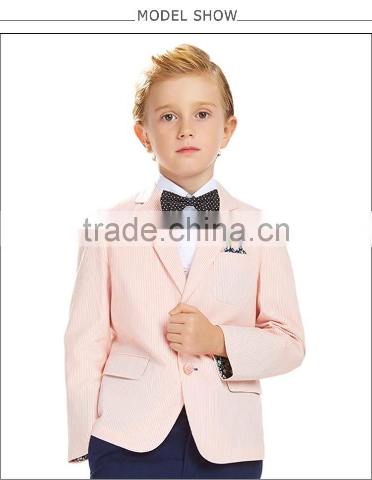ELPA 2016 NEW fashion butterfly style lining linen boys blazer