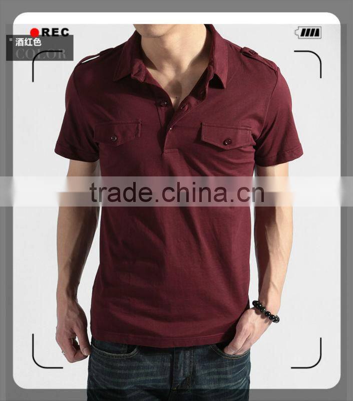 Mens short sleeve pima cottn polo tshirts 201307