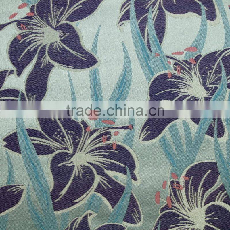 China beautiful jacquard polyester fabric, 170cm garment fabric
