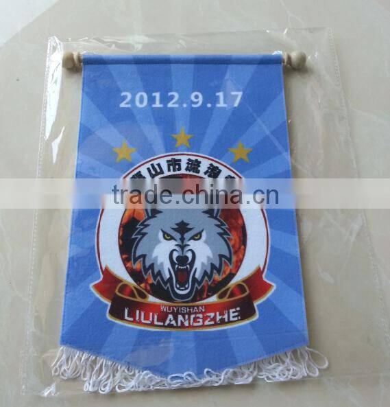 soccer pennant club flag