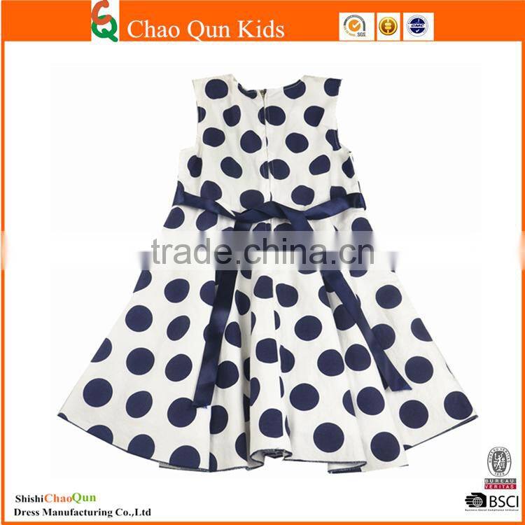 short evening dress white and black formal party kids dress