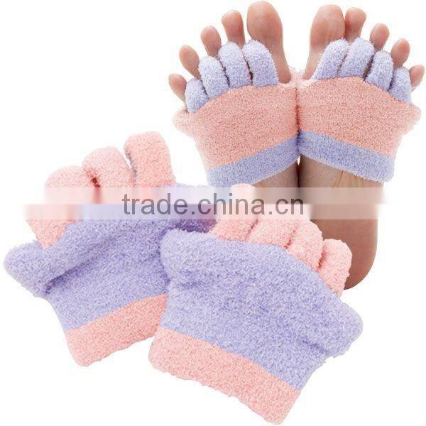 Sleep tune relieve fatigue and fingers to separate socks,toe sock