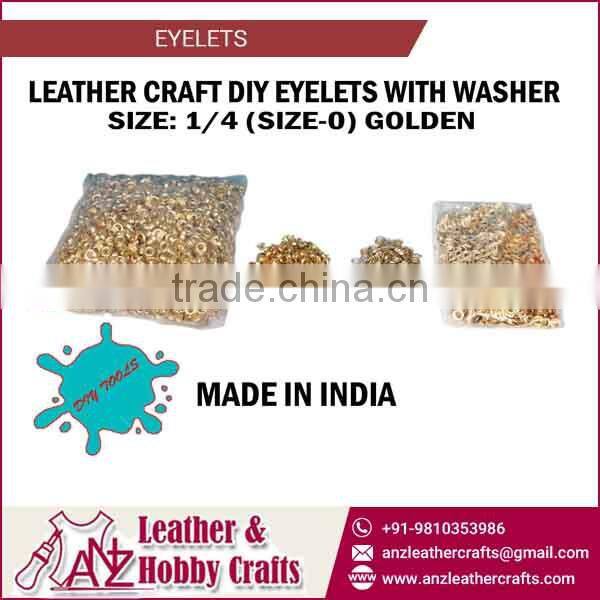 Premium Quality Leather Craft Eyelets with Washer