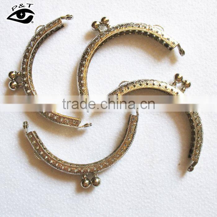 8.5CM wholesale fashion metal purse frame for bag cluth purse frame metal frame