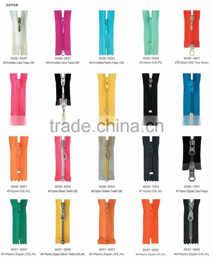 Quality warantee Open-end zipper mend for travel luggage