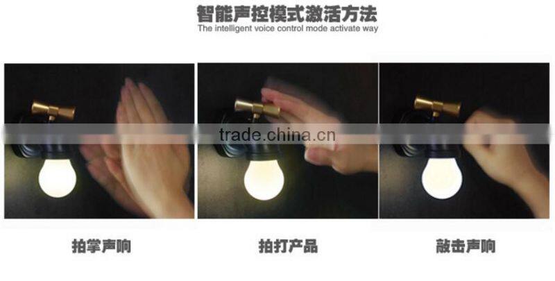 Retro faucet night light light control induction LED table lamp wall lamp