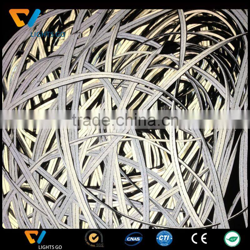 custom polyester webbing logo/glowing webbing/construction colored webbing