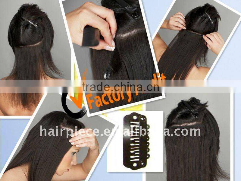 chinese remy clip hair, chinese non remy clip on hair, indian non remy clip in hair