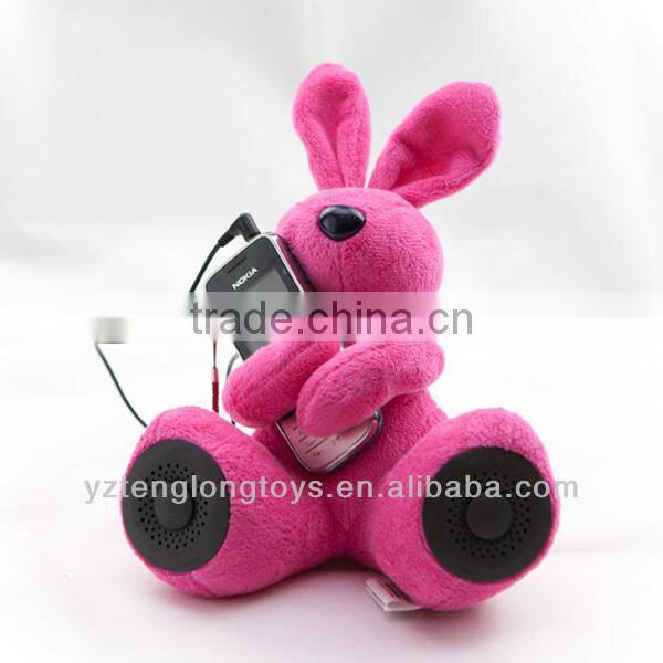 Cute animal cushion speaker for MP3 PC