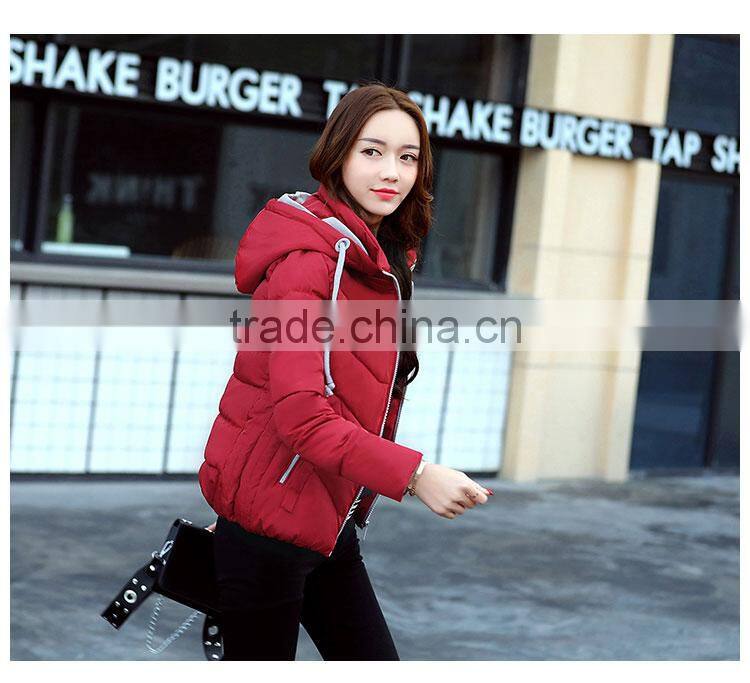 Women 2017 New Parka Casual Outwear Military Hooded