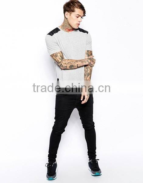 Wholesale Side Zipper Soft Fabric T-Shirt