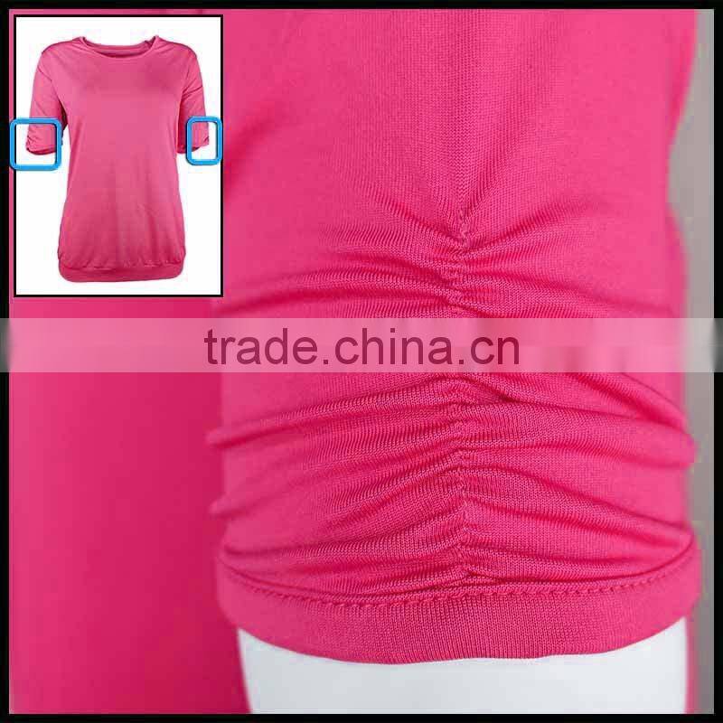 T092-1589R 95% Polyester 7%Elastane Sport Training T Shirt Blank Quick Dry T shirts