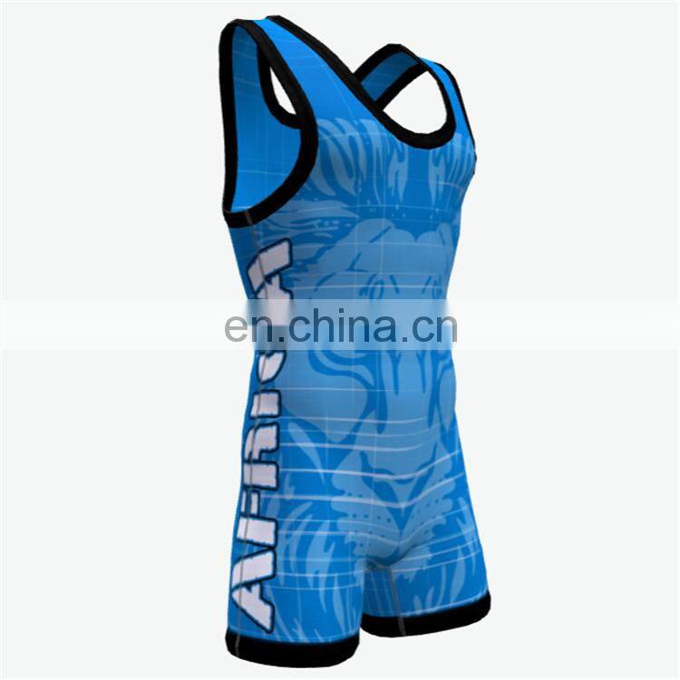 sublimated customized wrestling singlet