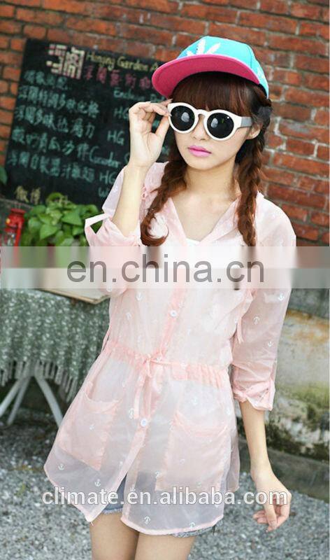 2014 sun protection overcoat for ladies