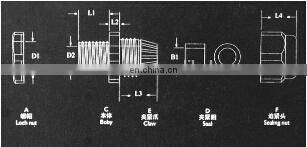 Nylon cable gland Plastic waterproof cable glands PG7, PG9, PG11,PG13.5,PG19,PG21