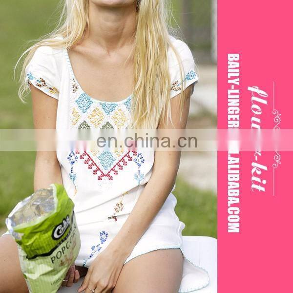 Fashion Mini Print Sexy Beach Top For Women