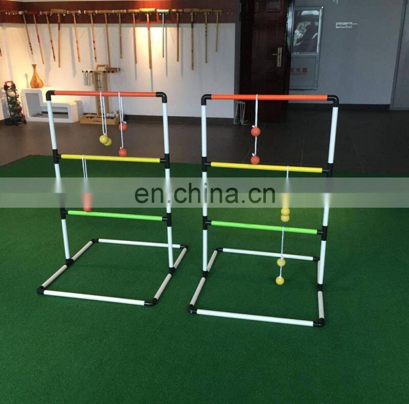 Adult and Kids Toy for fun Premium Ladder Toss Game with 6 Bolos and Carrying Case