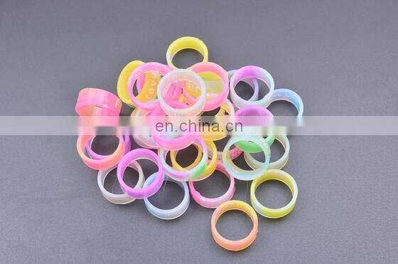 Fashion Couples Ring Candy Color Glow In The dark Ring Hand Ring Silicone Elastic Rope