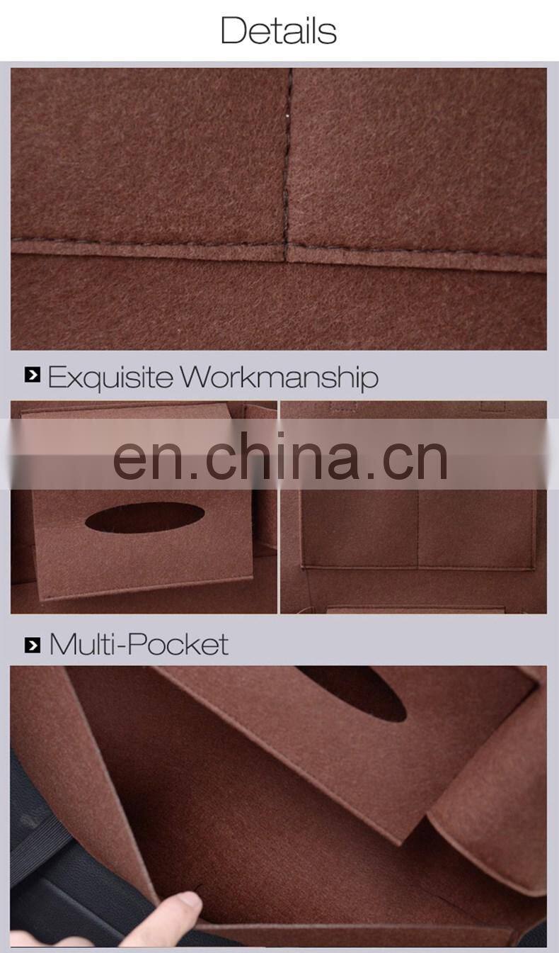 New Arrival Multi-Pocket Seat Back Storage Bag Car Back Seat Organizer
