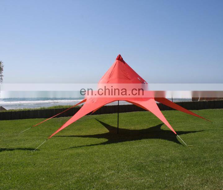 advertising Red Sun Shade beach tent for trade show