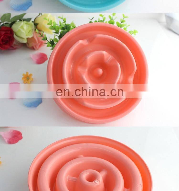 2016 Slow Food Pet Bowl,wholesale Strange new anti-choking dog bowl ,healthy food dog bowl for pet feeder