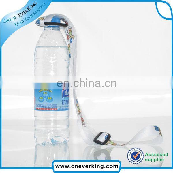 newest design high quality travel lanyards with bottle holder