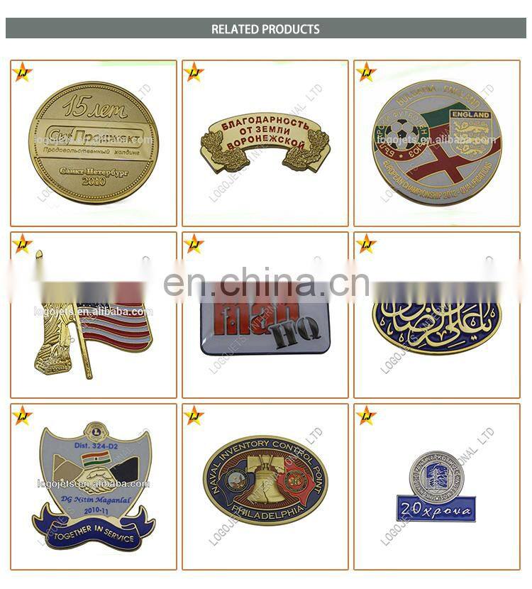 Best quality promotional Tin Metal Type emblem, lapel pin, badge