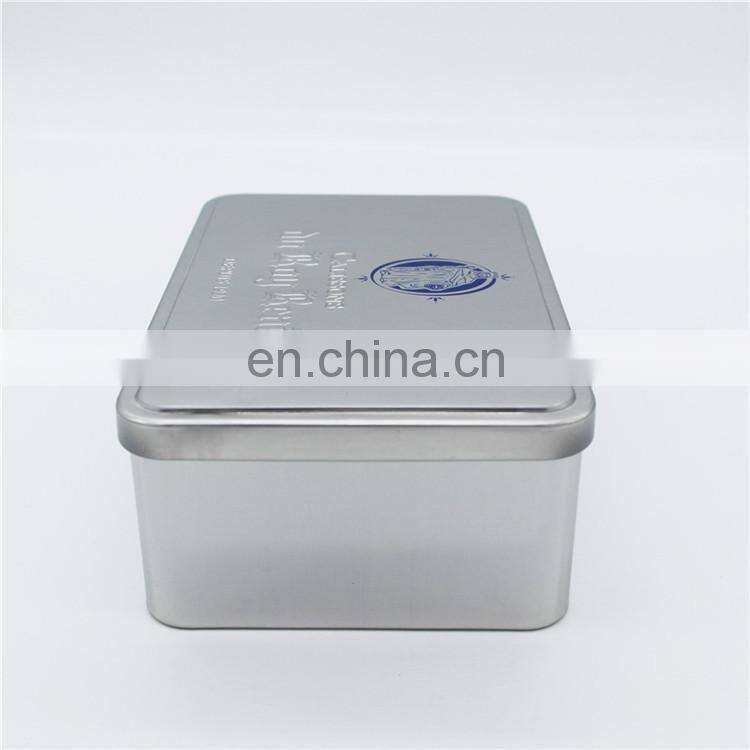 cookie biscuit tin box /empty airtight tin can with 4c printing