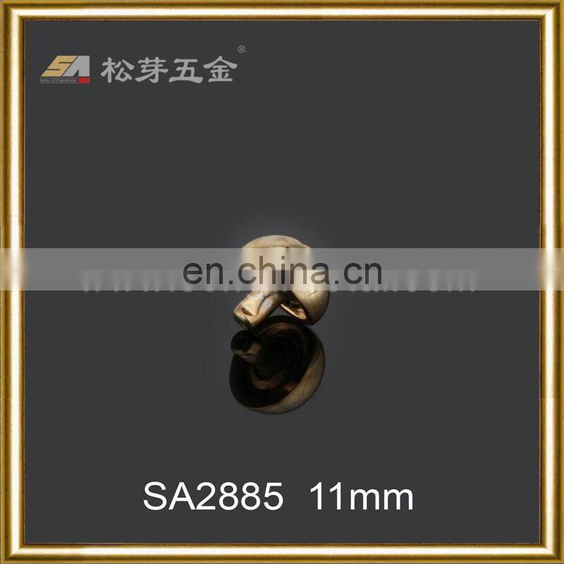 Dongguan hardware accessory metal purse rivets, mushroom head rivet new fashion 2016