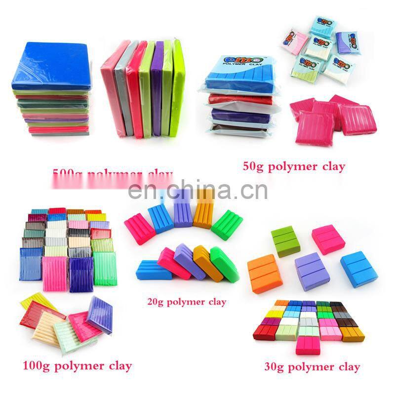 Kids toy plasticine oven bake fimo polymer clay/plasticine modeling clay