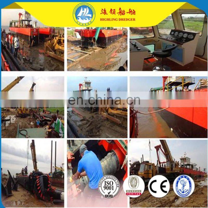 china sand cutter suction dredger (HL450 18inch water flow 3000m3/h)