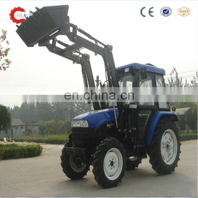 Map554 4WD mini tractor with front end loader and backhoe