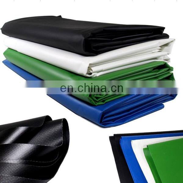 Customized heavy duty plastic tarpaulin cover by PVC coated polyester mesh fabric