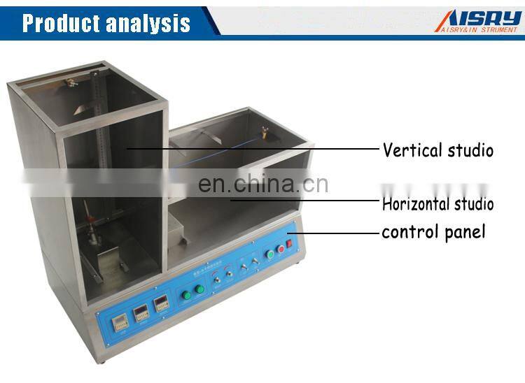 Wire Burning Test Machine Vertical Horizontal Combustion Testing Machine