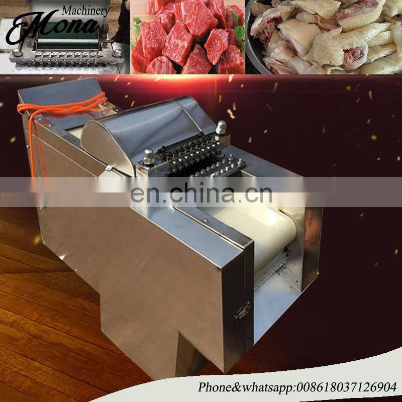 automatic frozen beef cube dicer/chicken breast dicing machine/poultry meat cutting machine price