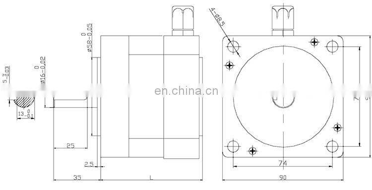 brushless motor high rpm 48v 200 watt dc motor bldc motor BMM715