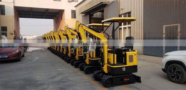 walk behind mini excavator 1.0 ton mini excavator with track extension chinese mini excavator for sale