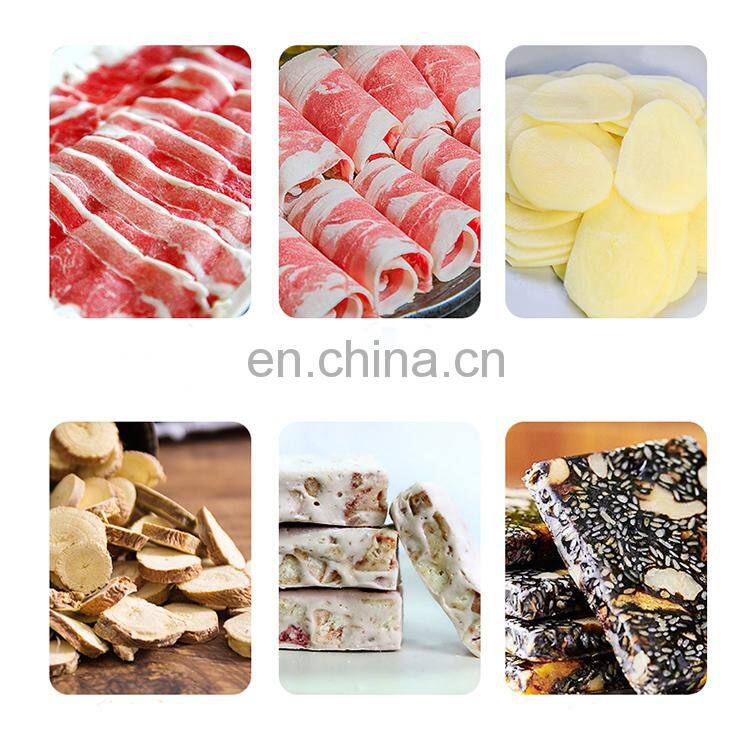 meat rolls and meat slices maker machine /stainless steel frozen beef slicing machine/ pastry cucumber carrot slices cutter