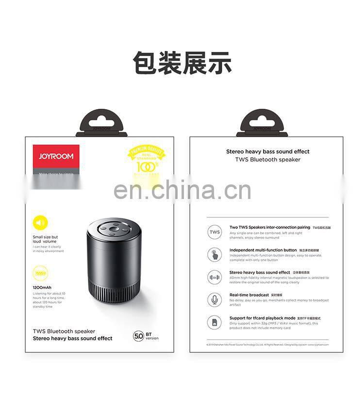 JOYROOM M09 mini speaker Support wireless bt connection TF card