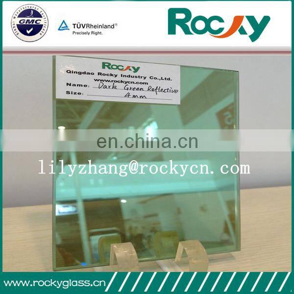 Best quality 6 mm colors tempered glass reflective price