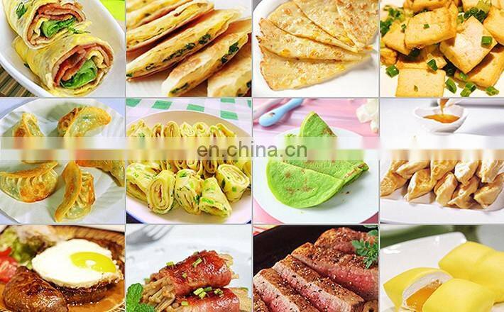 2016 High Efficiency Single Plate Electric Crepe Maker/Fast Food Crepe Making Machine for Sale in Stock