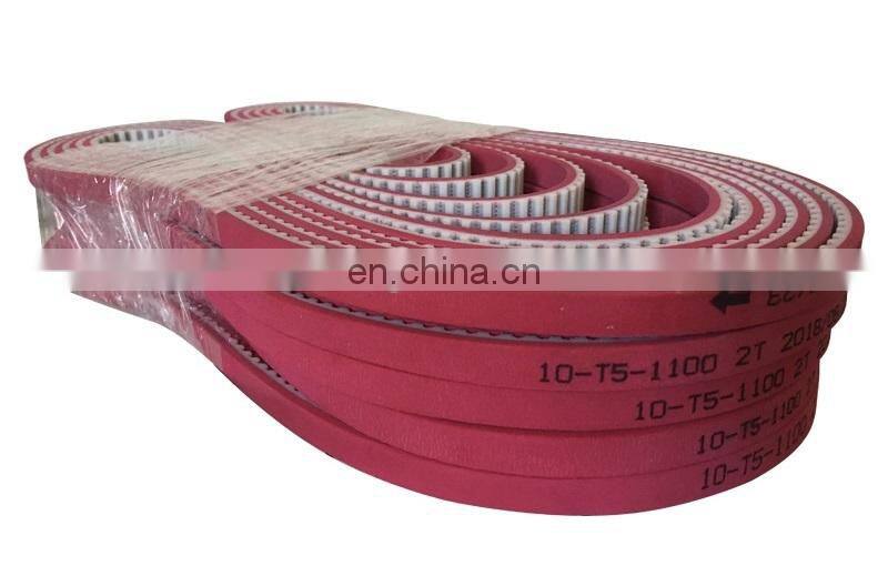 Industrial Red Rubber Coated Pu Timing Belt