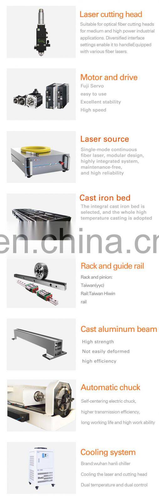 Professional Metal Sheet and pipe Processing Laser Cutting Machine Model