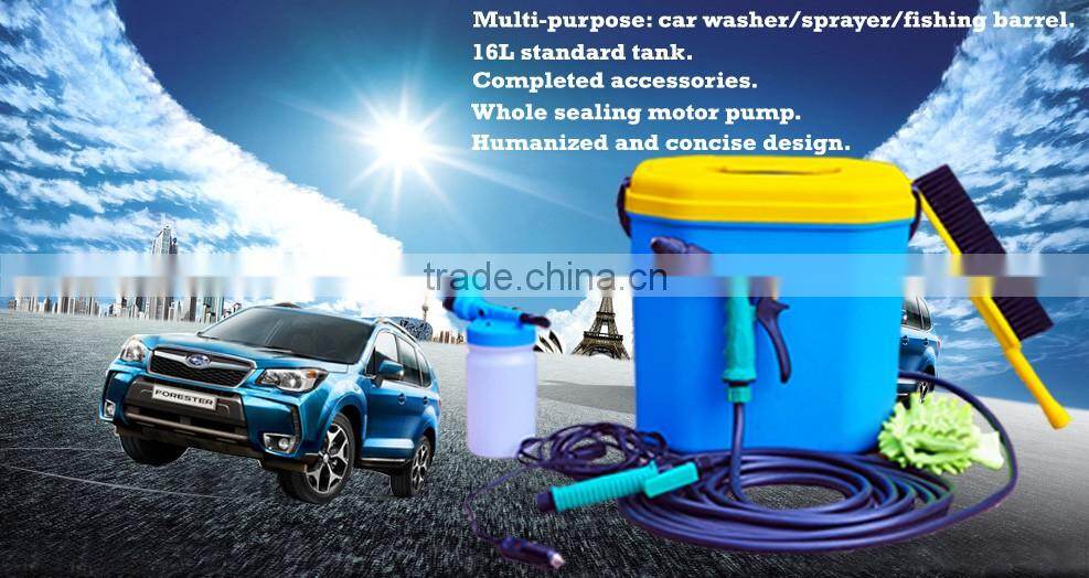 (73020) 16L tank mutipurpose 12V battery portative best washing machines